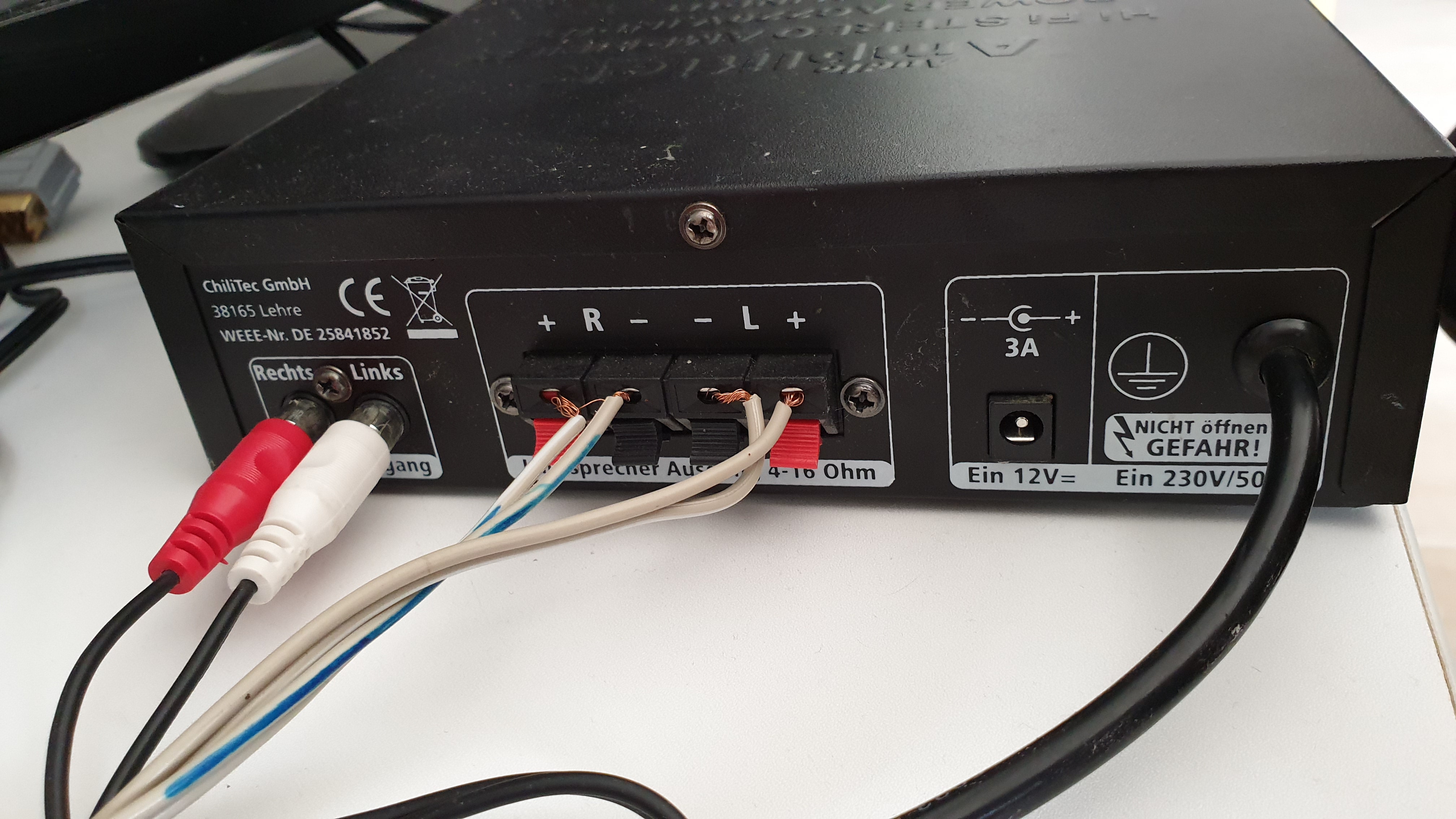 Q-Receiver an Verstärker über Audio-Kabel - Sky Community