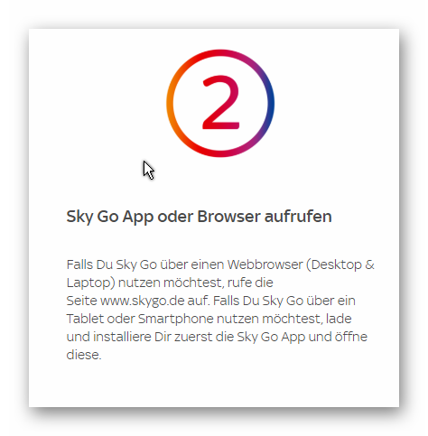 SKY GO mit dem Browser zu Ende ? - Sky Community