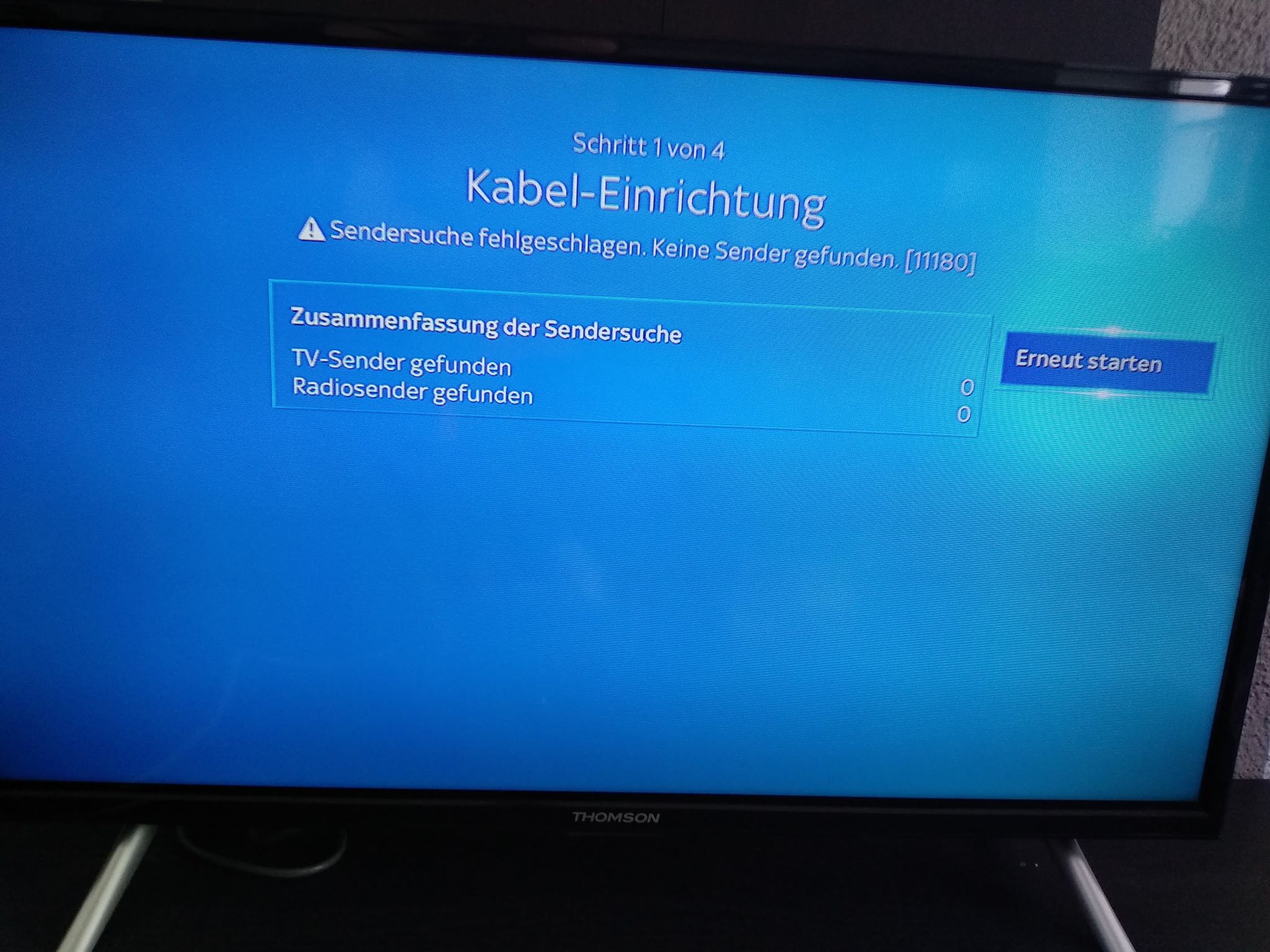 Kabeleinrichtung kein Signal - Sky Community