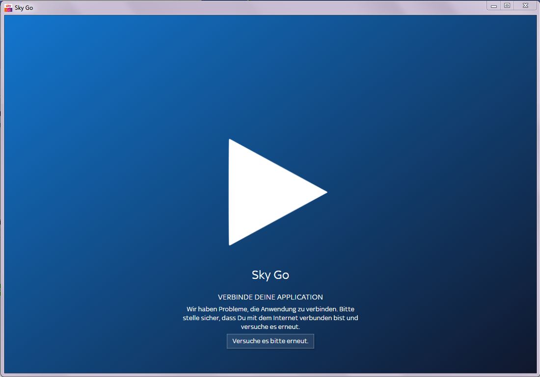 Sky Go funktioniert nicht - Sky Community