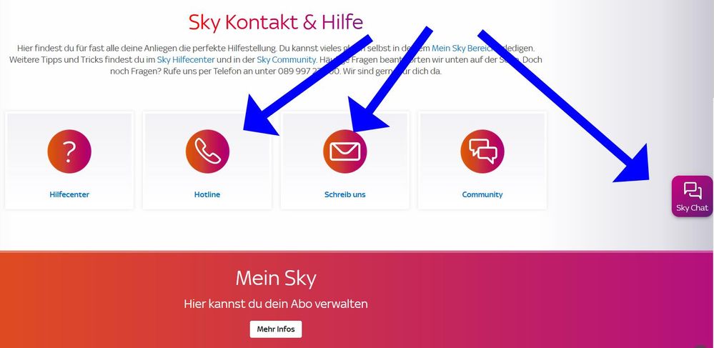 einzelne Sky Pakete kündigen - Sky Community